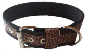 Collier "Léopard" marron