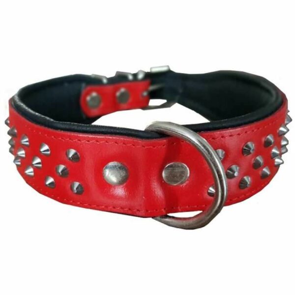 Colliers cuir petits piques