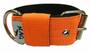 Collier orange fluo