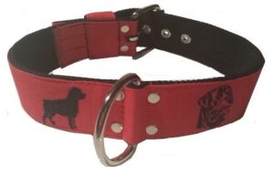 Collier rouge et noir Rottweiler