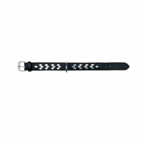 Collier cuir rivets