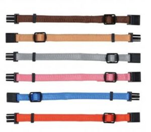 Set 6 colliers chiots en nylon
