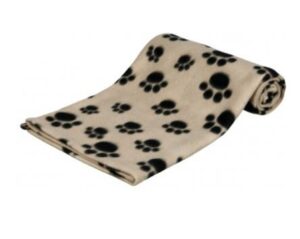 Couverture polaire beige