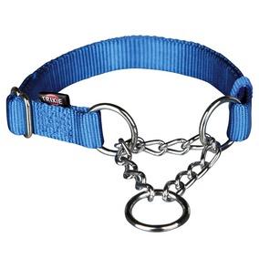 Collier semi-étrangleur bleu