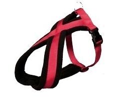 Harnais nylon / polaire rouge
