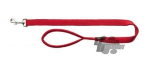 Laisse nylon 1 m x 20 mm - rouge