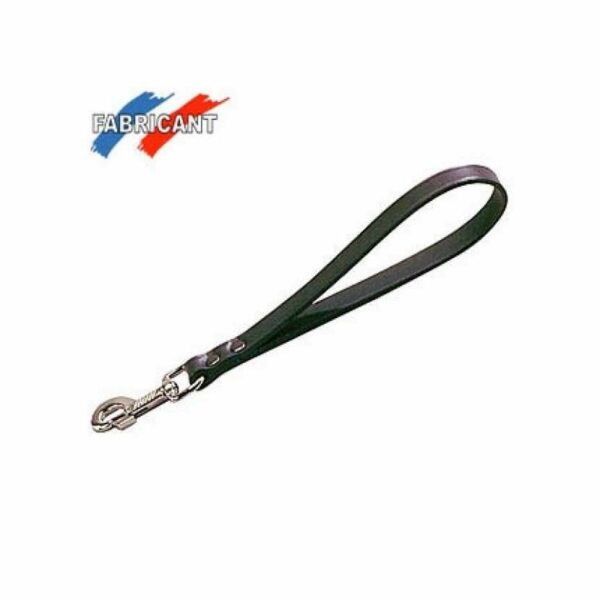 Laisse courte en cuir