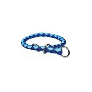 Collier semi-étrangleur bleu